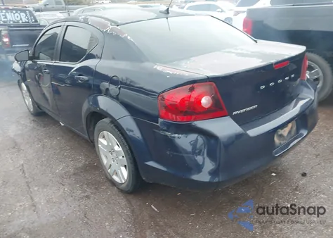 2013 Dodge Avenger Se from USA, damaged, VIN 1C3CDZAB5DN599089